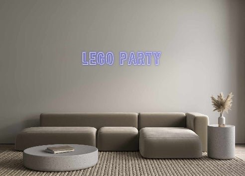Custom Neon: Lego party - Le Néon Normand
